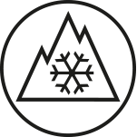 Three-peak mountain snowflake Three-peak mountain snowflake
